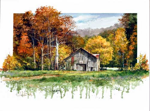 Luke Buck American Artist: The Meadow Barn